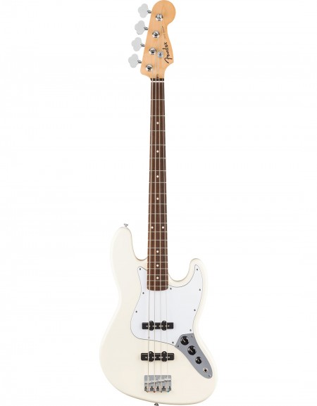 Fender Standard Jazz Bass®, Indian Laurel Fingerboard, Olympic White