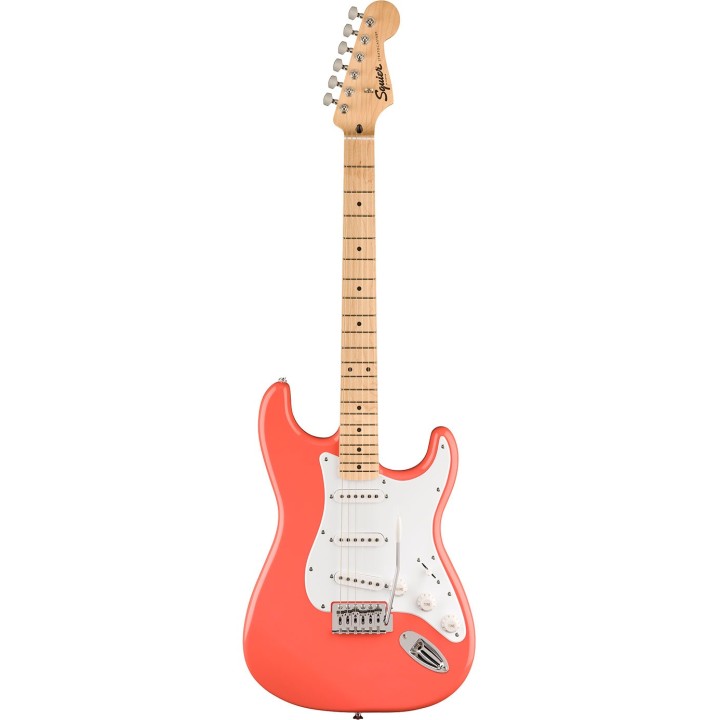 Squier Sonic® Stratocaster®, Maple Fingerboard, Tahitian Coral