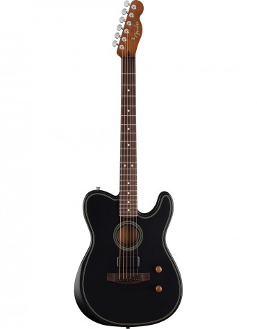 Fender Acoustasonic® Standard Telecaster®, Rosewood Fingerboard, Black