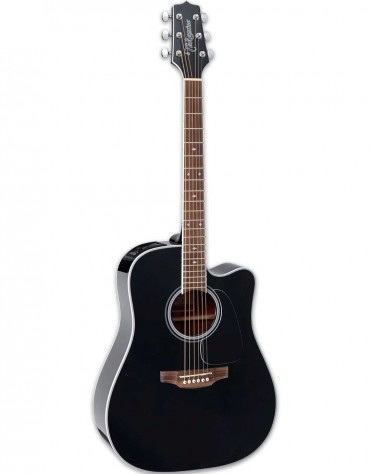 Takamine GD34CE-BLK, Gloss Black with Gig Bag