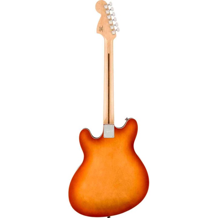 Squier Affinity Series® Starcaster® Deluxe, Maple Fingerboard, Sienna Sunburst