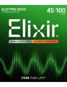 Elixir 14052 Nanoweb Coated Long Scale - Light (.045-.100)