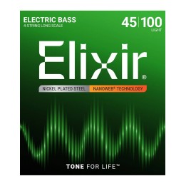 Elixir 14052 Nanoweb Coated Long Scale - Light (.045-.100)