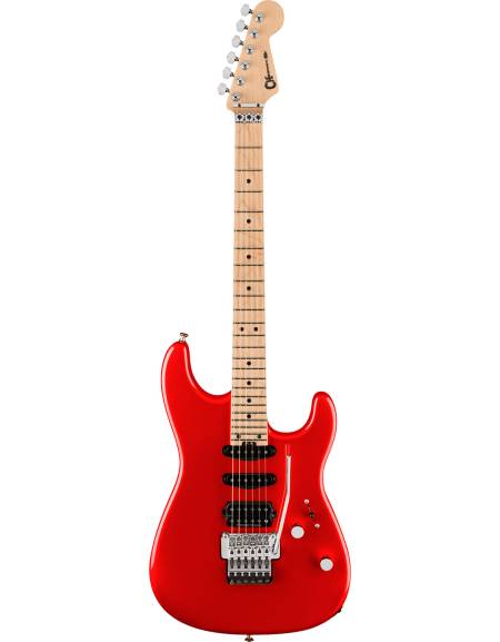 Charvel MJ San Dimas® Style 1 HSS FR M, Maple Fingerboard, Metallic Red, with Gig Bag