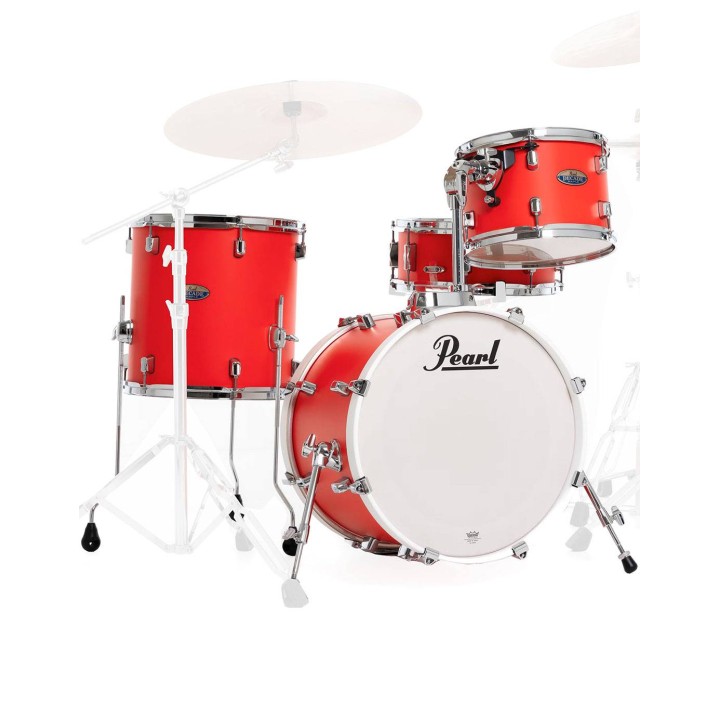 Pearl DMP984P/C899 Decade Maple, 4-Piece Shell Set, Matte Racing Red