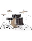 Pearl Export EXX, EXX725SNBR/C779, 5-Piece Drum Set with Hardware and Sabian SBr Cymbals Set, Metallic Amethyst Twist