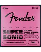 Fender SuperSonic™ 50 Flatwound Stainless Steel Guitar Strings (.012-.052)
