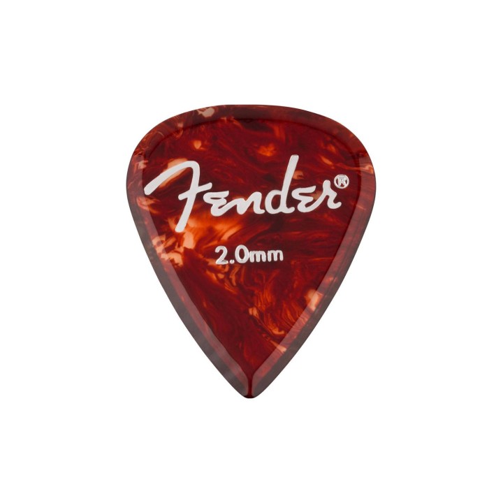 Fender Aero Acrylic Pick, Tortoiseshell, 2.0mm