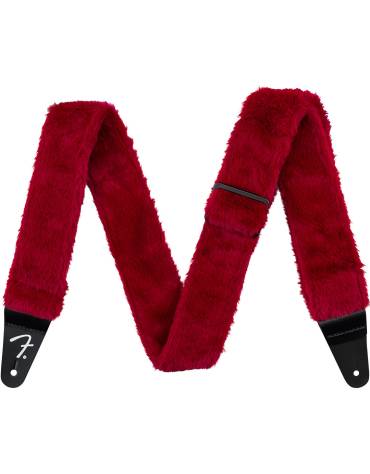 Fender Poodle Plush Strap, Red