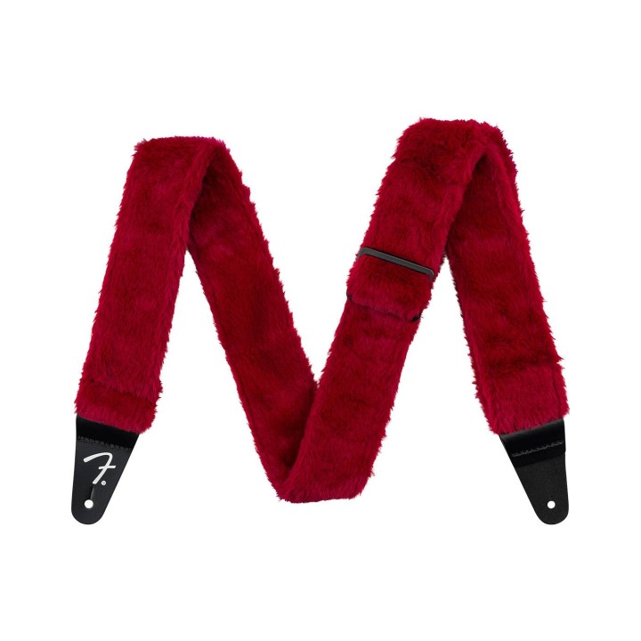 Fender Poodle Plush Strap, Red