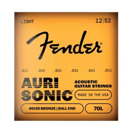 Fender 70L 80/20 Bronze Wound .012-.052