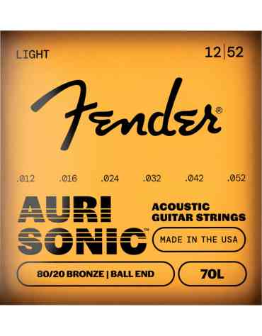 Fender 70L 80/20 Bronze Wound .012-.052