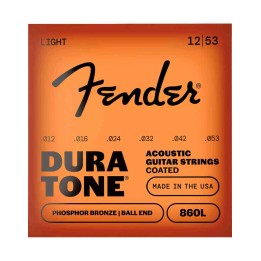 Fender 860L Dura-Tone® Coated Phosphor Bronze .012-.053