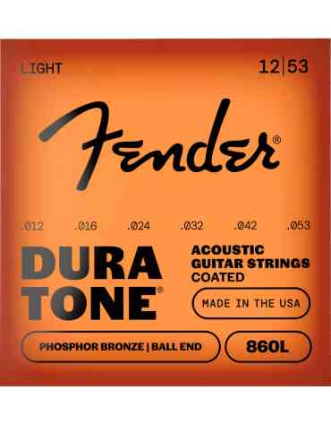 Fender 860L Dura-Tone® Coated Phosphor Bronze .012-.053