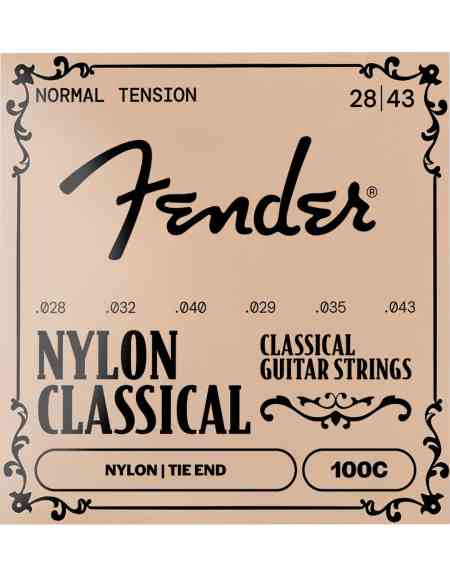 Fender Classical/Nylon Guitar Strings, Normal Tension