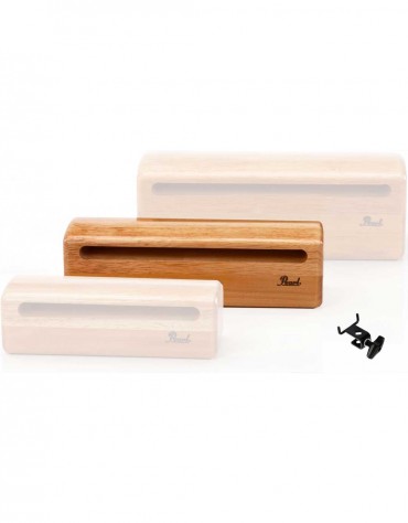 Pearl PCWB-200A Elite Concert Woodblock, Med (3"x3"x9") W/Mount