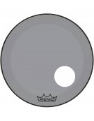 Remo 20" COLORTONE POWERSTROKE 3 CLEAR SMOKE BASSDRUMHEAD - P3-1320-CT-SMOH, 5" HOLE