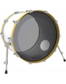 Remo 20" COLORTONE POWERSTROKE 3 CLEAR SMOKE BASSDRUMHEAD - P3-1320-CT-SMOH, 5" HOLE