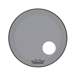 Remo 22" COLORTONE POWERSTROKE 3 CLEAR SMOKE BASSDRUMHEAD - P3-1322-CT-SMOH, 5" HOLE