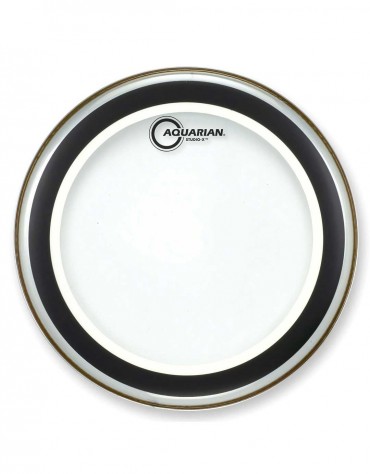 Aquarian SX13, 13" Studio-X Series, Clear Drum Head With Light Weight Muffle Ring