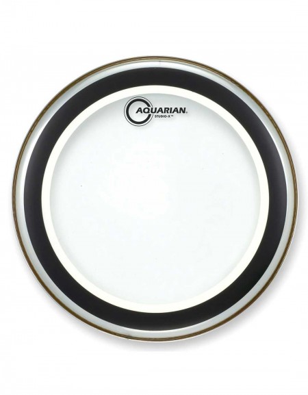 Aquarian SX13, 13" Studio-X Series, Clear Drum Head With Light Weight Muffle Ring