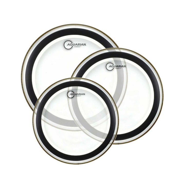 Aquarian SX13, 13" Studio-X Series, Clear Drum Head With Light Weight Muffle Ring
